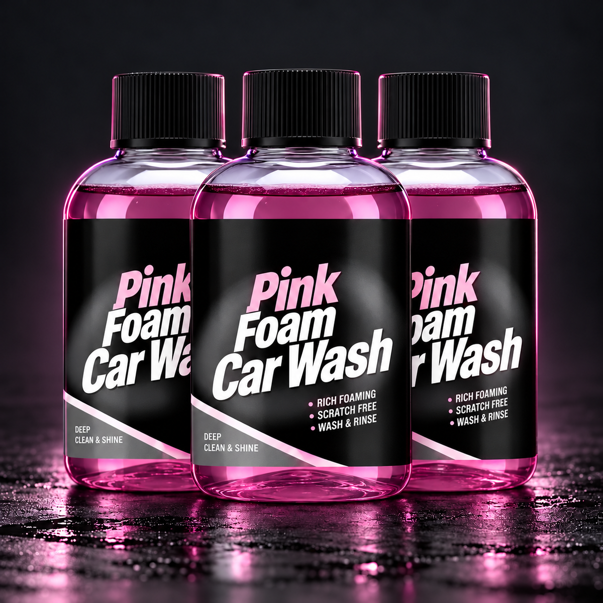 Motryvo Pink Snow Foam Car Shampoo – 3 Pack